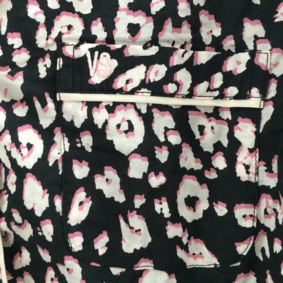 Victoria secret 100% cotton leopard print top - Picture 4 of 6